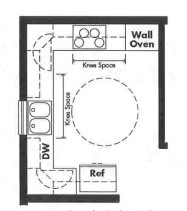 Universal Design kitchen plan - Opt 3